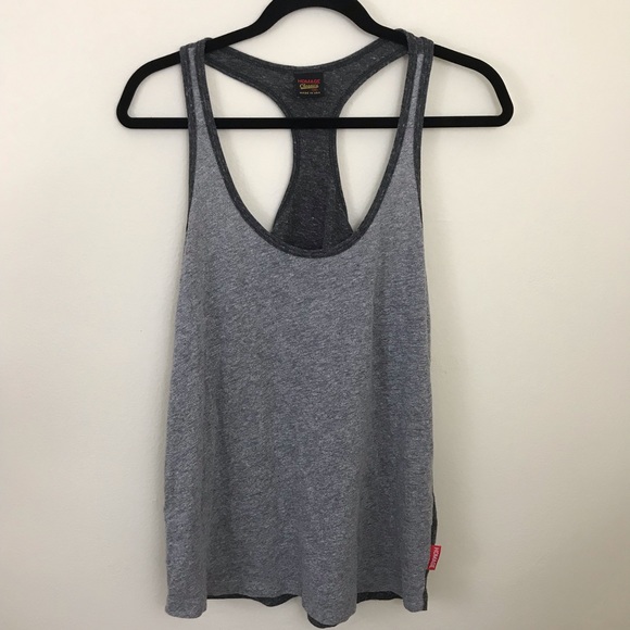 HOMAGE Tops - Gray Homage Muscle Tank Soft Yoga Workout